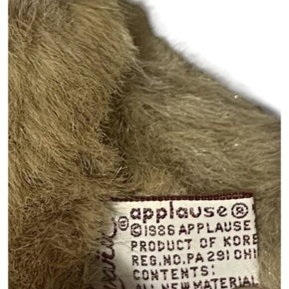 Vtg 1980's  Avanti Applause Golden Retriever Puppy Dog Plush Standing Pup 12" - Picture 8 of 8